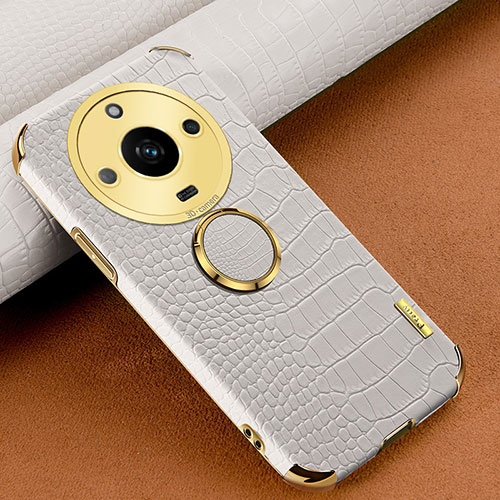 Soft Luxury Leather Snap On Case Cover XD2 for Realme Narzo 60 5G White