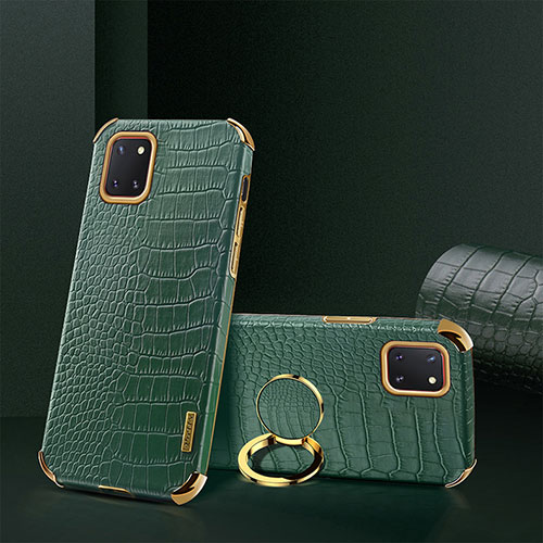 Soft Luxury Leather Snap On Case Cover XD2 for Samsung Galaxy A81 Green