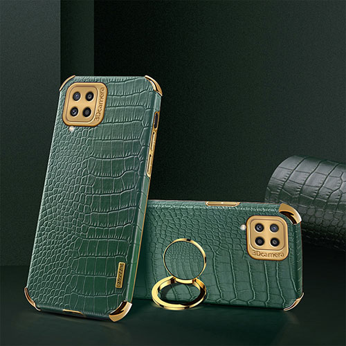 Soft Luxury Leather Snap On Case Cover XD2 for Samsung Galaxy M32 4G Green