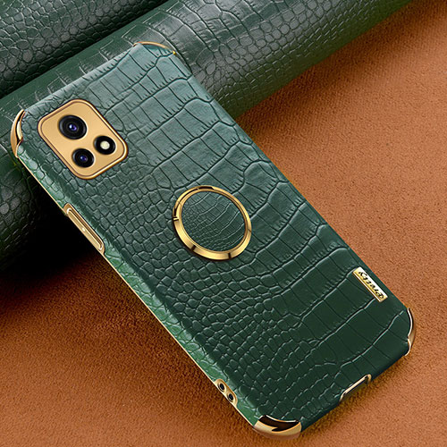 Soft Luxury Leather Snap On Case Cover XD2 for Vivo Y31s 5G Green