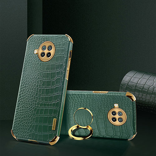 Soft Luxury Leather Snap On Case Cover XD2 for Xiaomi Mi 10i 5G Green