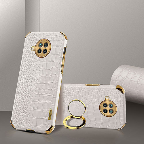 Soft Luxury Leather Snap On Case Cover XD2 for Xiaomi Mi 10i 5G White