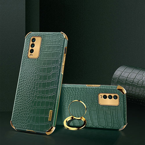 Soft Luxury Leather Snap On Case Cover XD2 for Xiaomi Redmi 9 Power Green