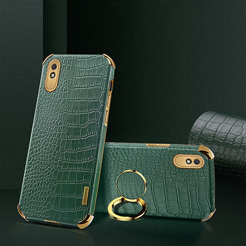 Soft Luxury Leather Snap On Case Cover XD2 for Xiaomi Redmi 9i Green