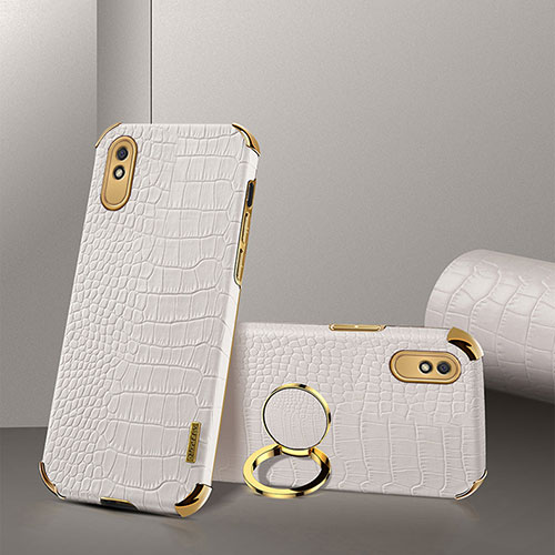 Soft Luxury Leather Snap On Case Cover XD2 for Xiaomi Redmi 9i White