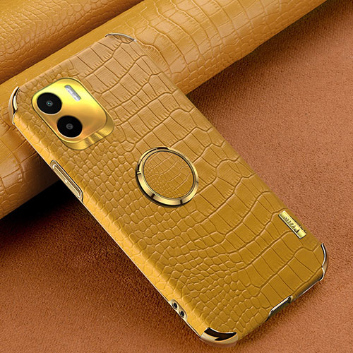 Soft Luxury Leather Snap On Case Cover XD2 for Xiaomi Redmi A1 Yellow