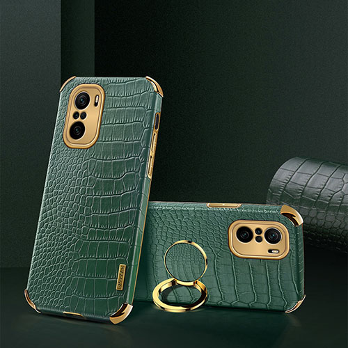 Soft Luxury Leather Snap On Case Cover XD2 for Xiaomi Redmi K40 5G Green