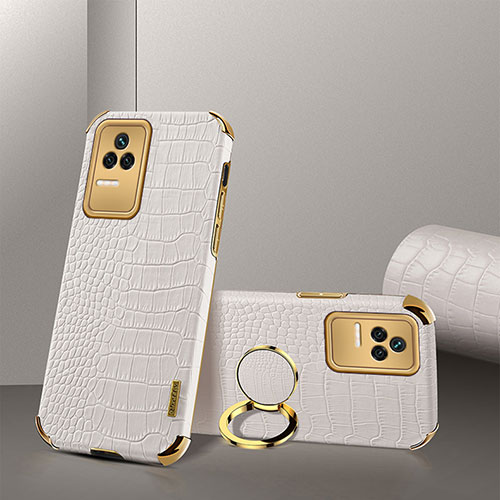 Soft Luxury Leather Snap On Case Cover XD2 for Xiaomi Redmi K50 Pro 5G White