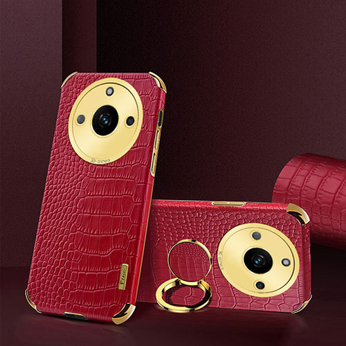 Soft Luxury Leather Snap On Case Cover XD3 for Realme 11 Pro 5G Red