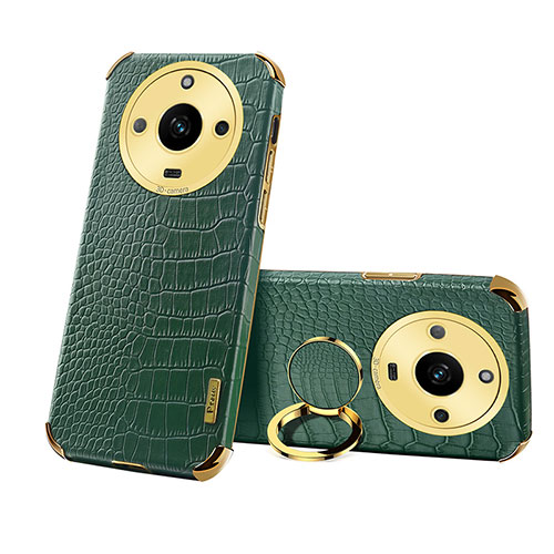 Soft Luxury Leather Snap On Case Cover XD3 for Realme Narzo 60 5G Green