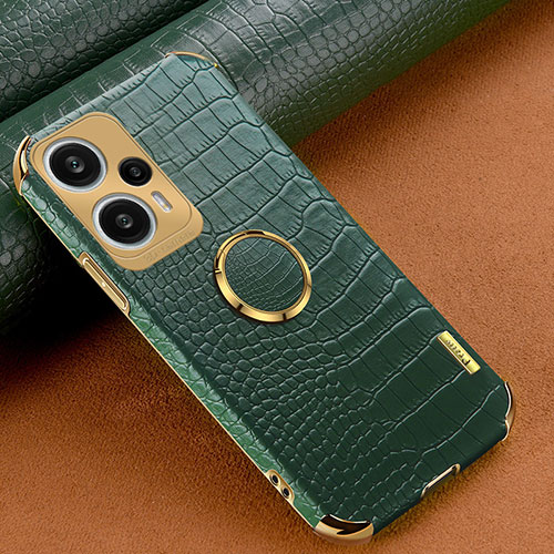 Soft Luxury Leather Snap On Case Cover XD3 for Xiaomi Redmi Note 12 Turbo 5G Green