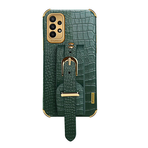 Soft Luxury Leather Snap On Case Cover XD5 for Samsung Galaxy A23 5G Green