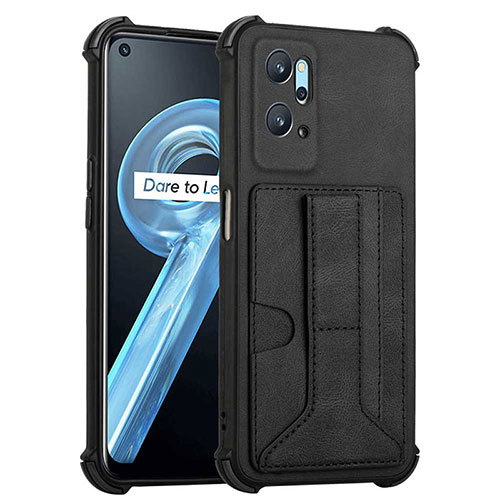 Soft Luxury Leather Snap On Case Cover Y01B for Oppo K10 4G Black