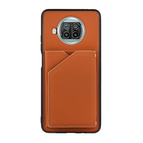 Soft Luxury Leather Snap On Case Cover Y01B for Xiaomi Mi 10i 5G Brown