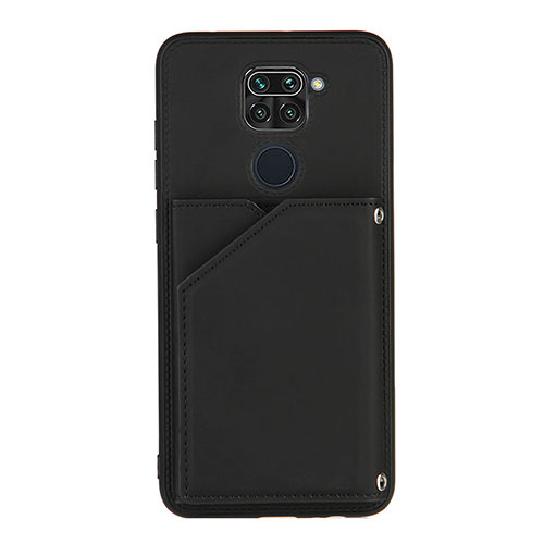 Soft Luxury Leather Snap On Case Cover Y01B for Xiaomi Redmi 10X 4G Black