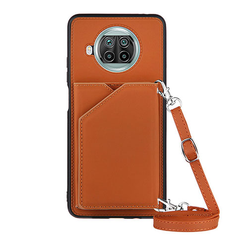 Soft Luxury Leather Snap On Case Cover Y02B for Xiaomi Mi 10T Lite 5G Brown