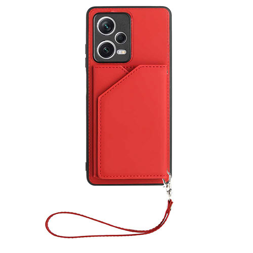 Soft Luxury Leather Snap On Case Cover YB2 for Xiaomi Poco X5 5G Red