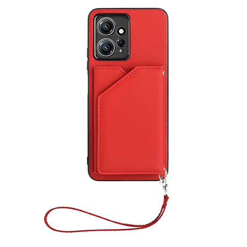 Soft Luxury Leather Snap On Case Cover YB2 for Xiaomi Redmi Note 12 4G Red