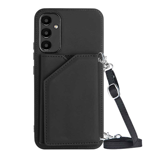 Soft Luxury Leather Snap On Case Cover YB3 for Samsung Galaxy A34 5G Black