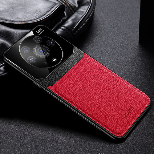 Soft Silicone Gel Leather Snap On Case Cover FL1 for Huawei Honor Magic3 Pro 5G Red