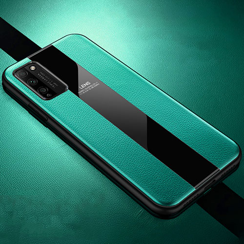 Soft Silicone Gel Leather Snap On Case Cover H02 for Huawei Honor 30 Lite 5G Green