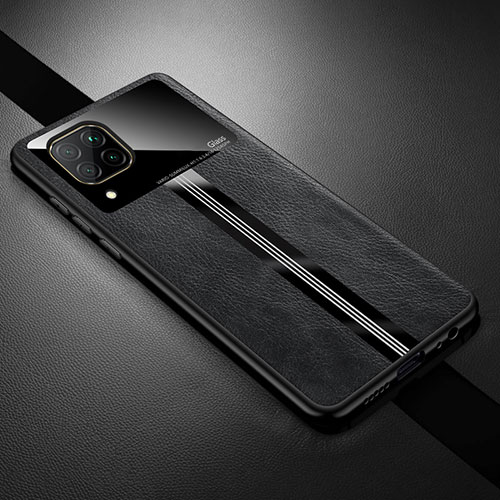 Soft Silicone Gel Leather Snap On Case Cover L01 for Huawei Nova 6 SE Black