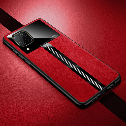 Soft Silicone Gel Leather Snap On Case Cover L01 for Huawei Nova 6 SE Red