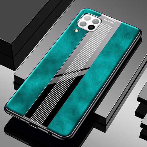 Soft Silicone Gel Leather Snap On Case Cover S01 for Huawei Nova 6 SE Green