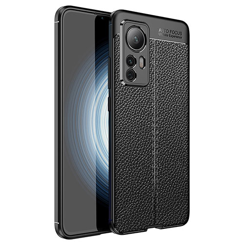 Soft Silicone Gel Leather Snap On Case Cover WL1 for Xiaomi Redmi K50 Ultra 5G Black