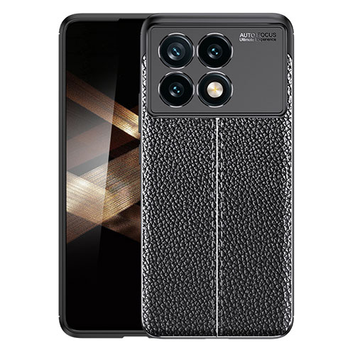 Soft Silicone Gel Leather Snap On Case Cover WL1 for Xiaomi Redmi K70 5G Black