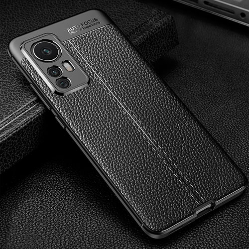 Soft Silicone Gel Leather Snap On Case Cover WL2 for Xiaomi Redmi K50 Ultra 5G Black