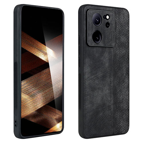 Soft Silicone Gel Leather Snap On Case Cover YZ1 for Xiaomi Redmi K60 Ultra 5G Black