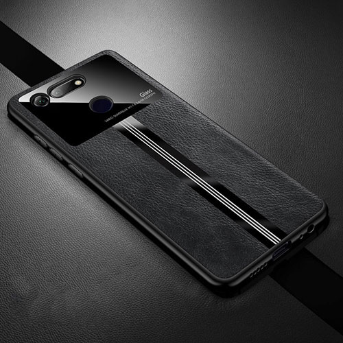 Soft Silicone Gel Leather Snap On Case Cover Z01 for Huawei Honor View 20 Black