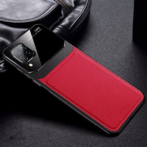 Soft Silicone Gel Leather Snap On Case Cover Z01 for Huawei Nova 7i Red