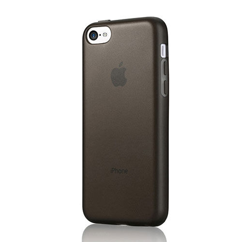 Soft Silicone Gel Matte Finish Cover for Apple iPhone 5C Black