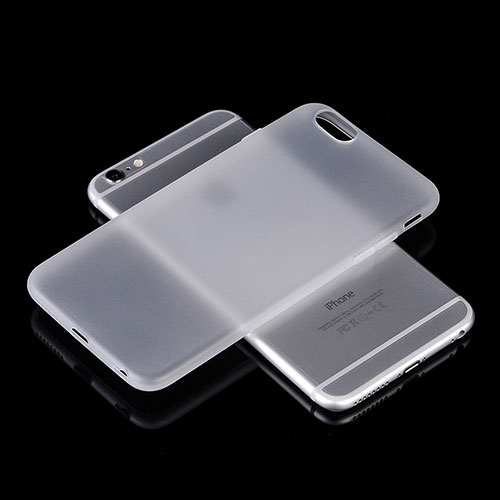 Soft Silicone Gel Matte Finish Cover for Apple iPhone 6 White