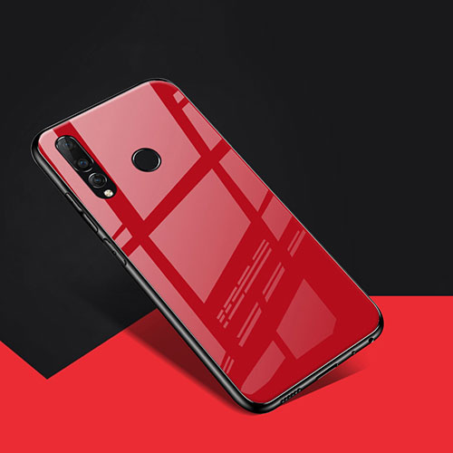 Soft Silicone Gel Mirror Case for Huawei Honor 20E Red