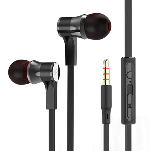 Sports Stereo Earphone Headphone In-Ear H12 Black