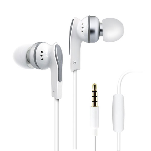 Sports Stereo Earphone Headphone In-Ear H23 White