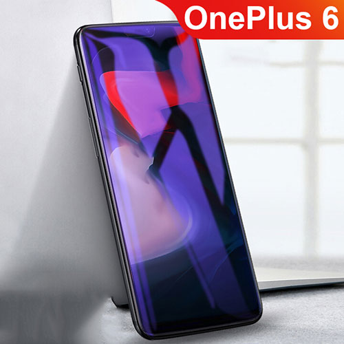 Tempered Glass Anti Blue Light Screen Protector Film B02 for OnePlus 6 Clear