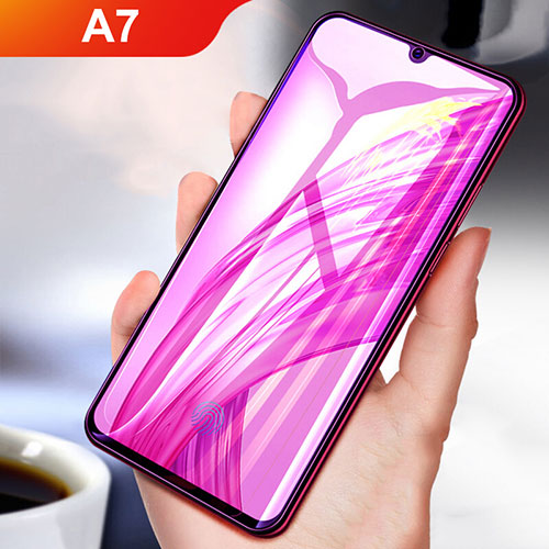 Tempered Glass Anti Blue Light Screen Protector Film B02 for Oppo A7 Clear