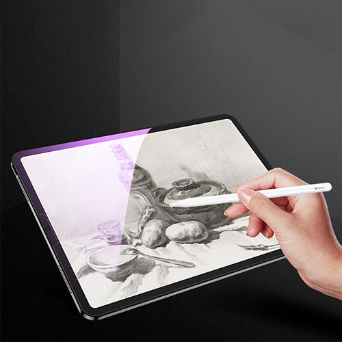 Tempered Glass Anti Blue Light Screen Protector Film B03 for Apple iPad Pro 12.9 (2021) Clear