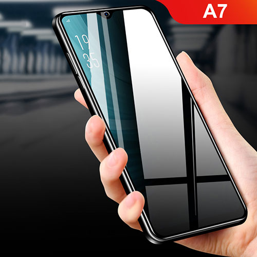 Tempered Glass Anti-Spy Screen Protector Film for Oppo A7 Clear