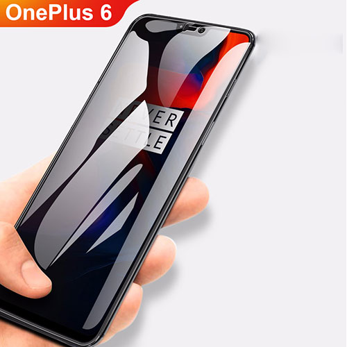 Tempered Glass Anti-Spy Screen Protector Film M01 for OnePlus 6 Clear