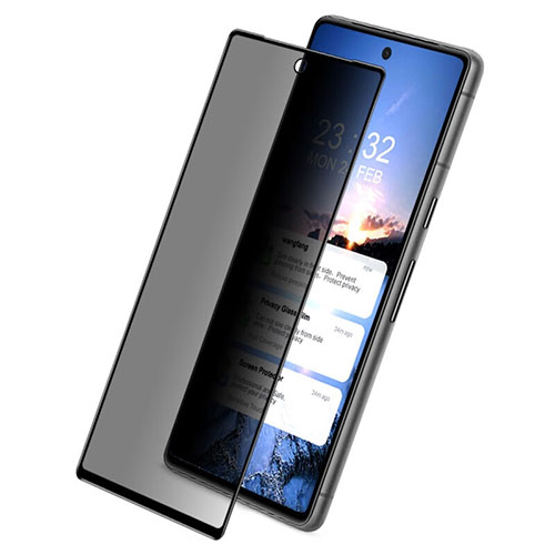 Tempered Glass Anti-Spy Screen Protector Film S02 for Google Pixel 7 Pro 5G Clear