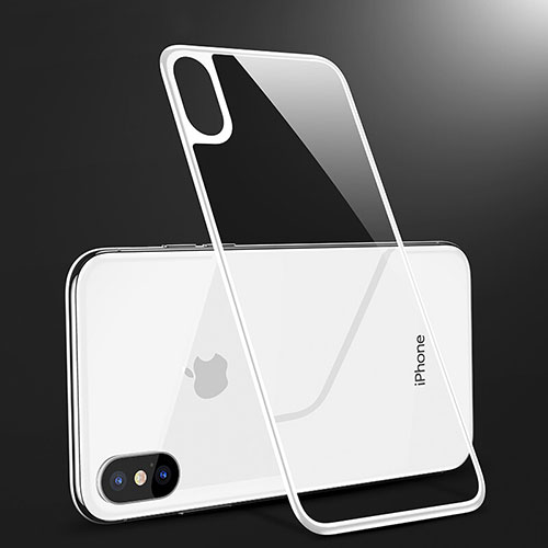 Tempered Glass Back Protector Film B09 for Apple iPhone Xs Max White