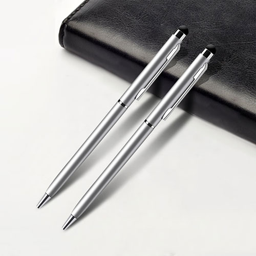 Touch Screen Stylus Pen Universal 2PCS Silver