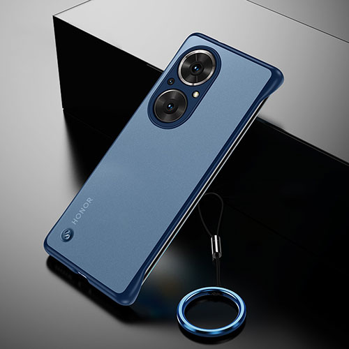 Transparent Crystal Frameless Hard Case Back Cover for Huawei Nova 9 SE Blue