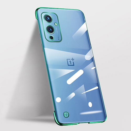 Transparent Crystal Frameless Hard Case Back Cover for OnePlus 9 5G Green