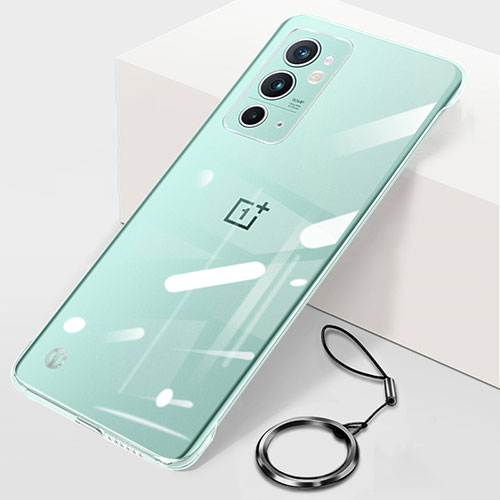 Transparent Crystal Frameless Hard Case Back Cover H01 for OnePlus 9RT 5G Clear